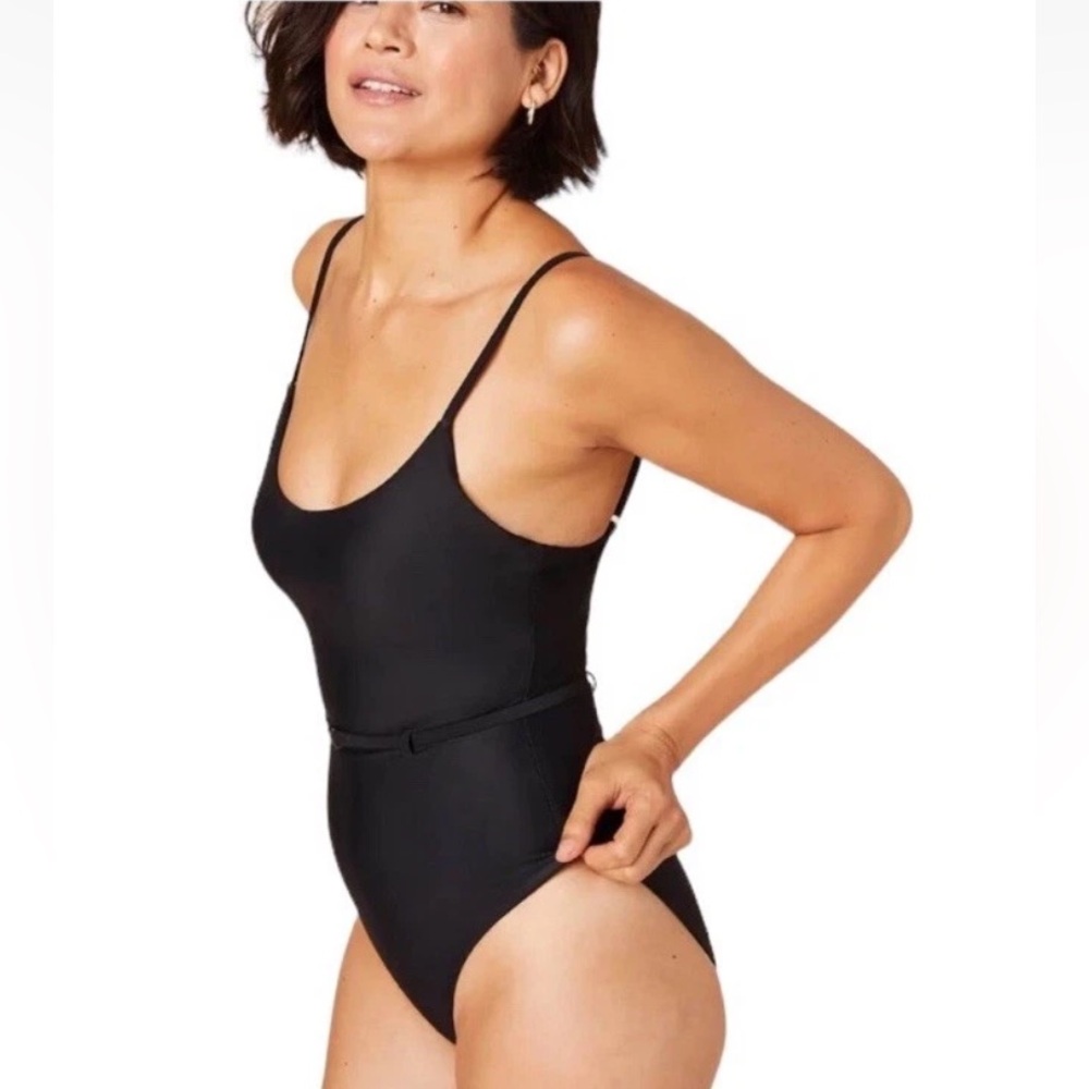 Andie The Riviera One Piece Swimsuit Black NWT Size S